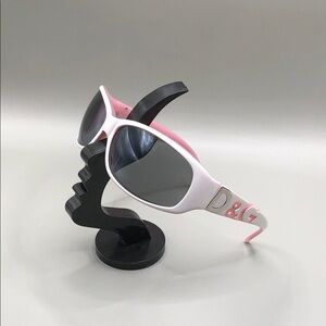 D&G Dolce Logo Gabbana Pink White Sunglasses 3009 white pink  64-14-120 designer